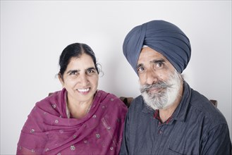 Portrait of smiling Indian couple