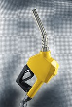 Close up of gasoline pump nozzle