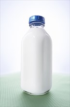Close up of bottle of milk