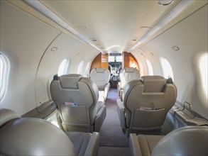 Empty seats on private jet