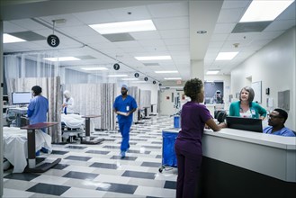 Doctors and nurses in hospital