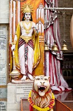 Female statue in Hindu temple