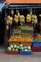 Fresh fruit in Indian vegetable market