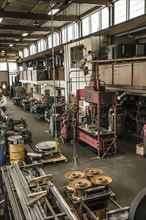 Machinery in metal shop