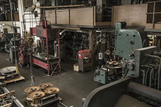 Machinery in metal shop