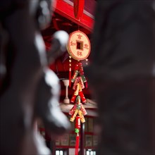 Traditional Chinese decorations in temple