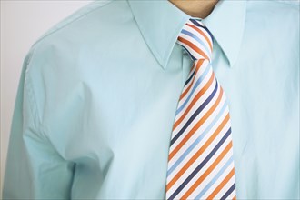 Shirt and tie of a businessman