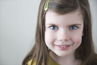 Portrait of smiling Caucasian girl