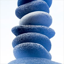 Close up of stacked rocks