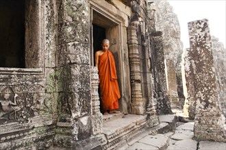 Buddhist monk at temple