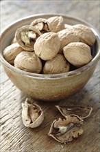 Bowl full of walnuts