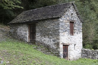 Stone house in hillside