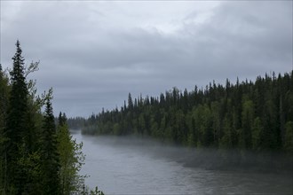 Fog over river