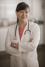 Smiling Chinese doctor