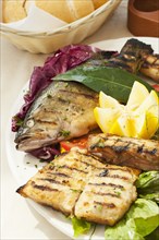 Various grilled trout
