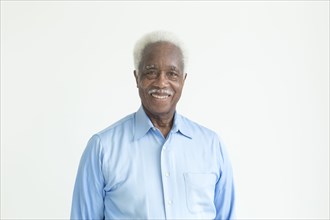 Portrait of smiling older Black man