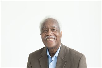 Portrait of smiling older Black man