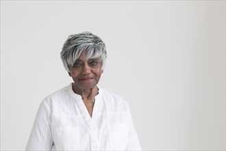 Portrait of older smiling Black woman