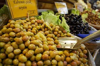 Olives at market