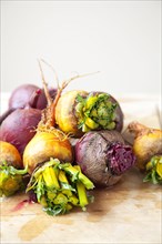 Group of beets and turnips