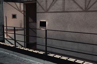 Private entrance to nightclub