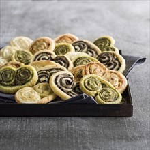 Tray of palmiers