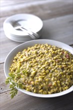 Bowl of creamed corn