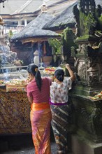 Women preparing Hindu celebration
