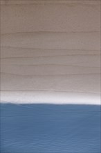 Close up of paint stripes