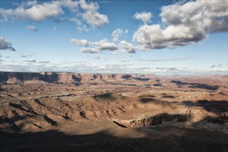 Clouds over canyonlands
