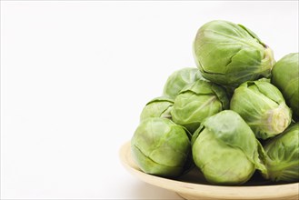 Brussels sprouts on plate