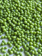 Close up of green peas