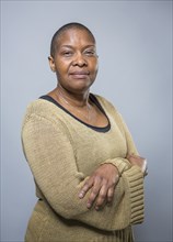 Close up of smiling older woman