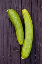 Close up of fresh cucumbers