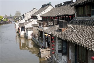 Traditional Suzhou houses on river