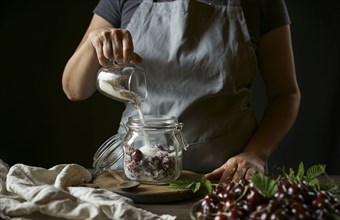 Caucasian woman porn sugar on cherries