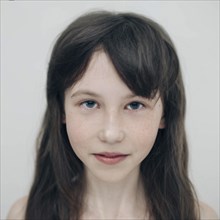 Portrait of Caucasian girl