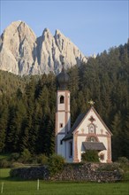 Church in remote mountain landscape