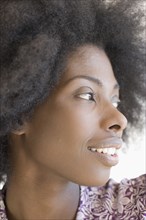 Close up of African woman