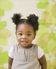 Portrait of African American girl