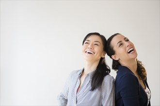 Women laughing together