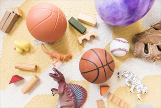 Sports and animals toys
