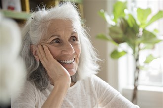 Portrait of smiling older woman