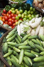 Fresh vegetables in market