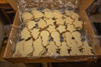 Christmas cookies in box