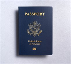 Studio shot of US passport