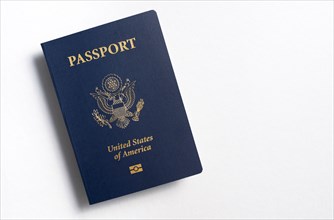 Studio shot of US passport