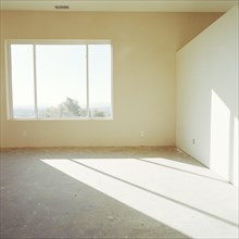 Empty room of house