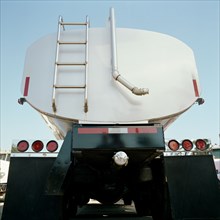 Rear view of truck