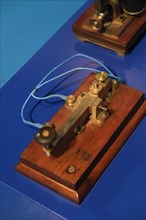 Early wireless communication morse code telegraph